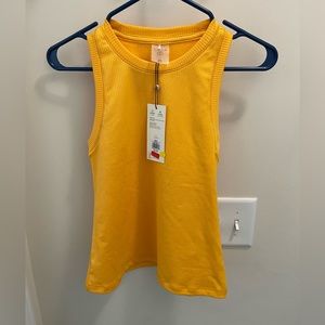 Calia Ribbed Tank Top - Yellow